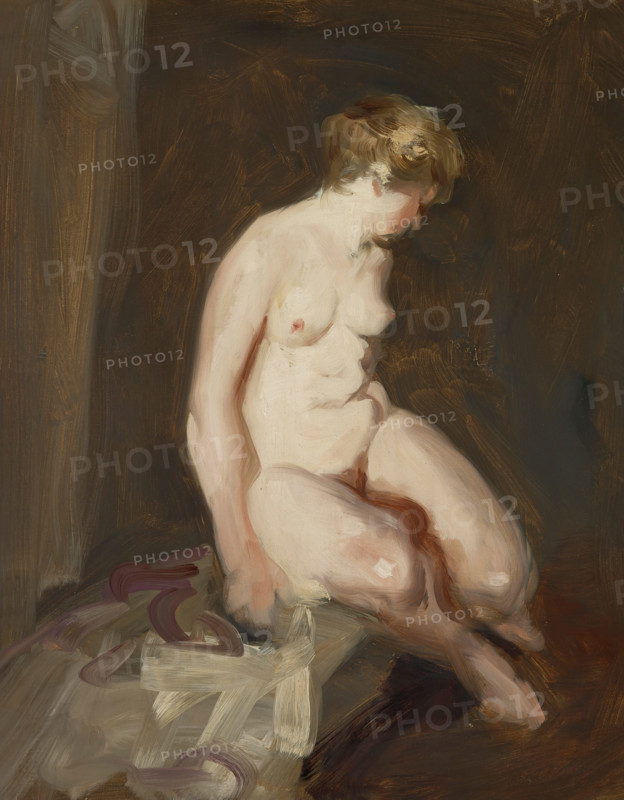 Nude, 1911. Creator: Robert Henri.