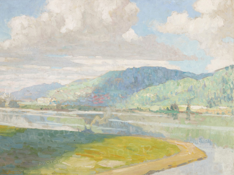 Drifting Clouds, 1894-1937. Creator: Emil Jacques.