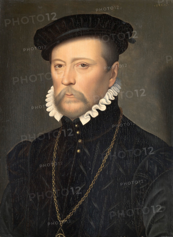 Portrait of François de Scépeaux, 1566. Creator: Francois Clouet.