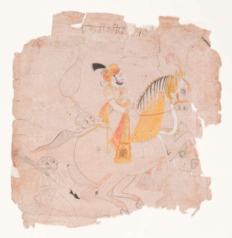 Prince on Horse, 18th century. Creator: Unknown.