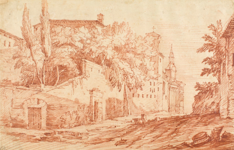 Roman Scene, 1755-1769. Creator: Jacques-Francois Amand.