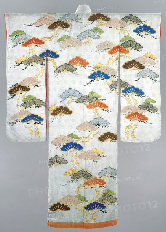 Young Woman's Long Overgarment, Kimono (Uchikake), 1800-1850. Creator: Unknown.