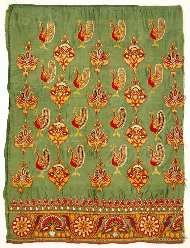 Skirt Fragment; Ghagharapat, mid-19th century. Creator: Unknown.