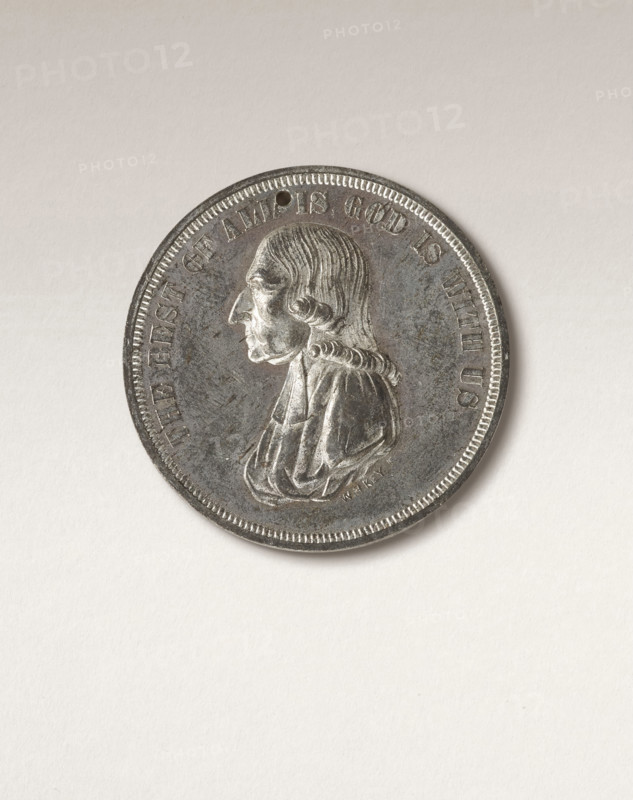 The Best of All, God Is with Us (John Wesley medal), before 1913. Creator: William H Key.