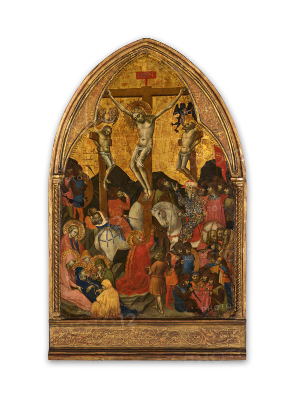 Crucifixion, about 1375. Creator: Barnaba da Modena.