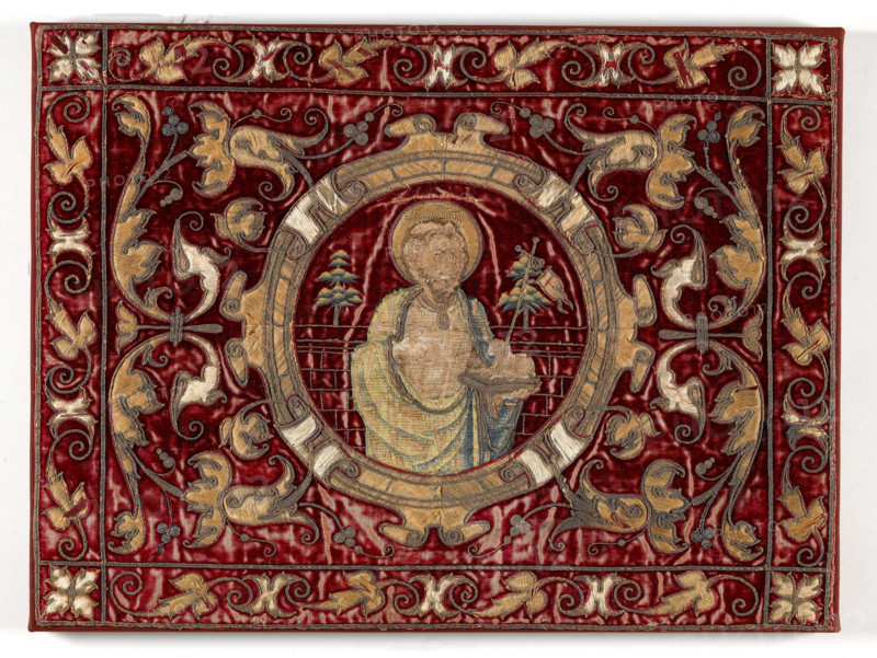 Ecclesiastical Panel Depicting Saint John The Bapitst, mid-17th century. Creator: Unknown.