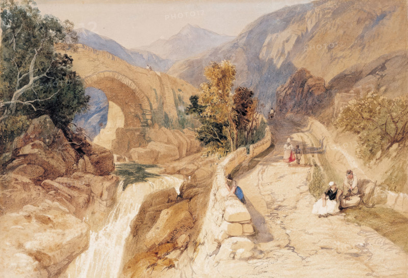 In the Tyrol, 1846. Creator: James Baker Pyne.