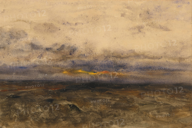 Sunset, about 1880. Creator: Joseph Frank Currier.