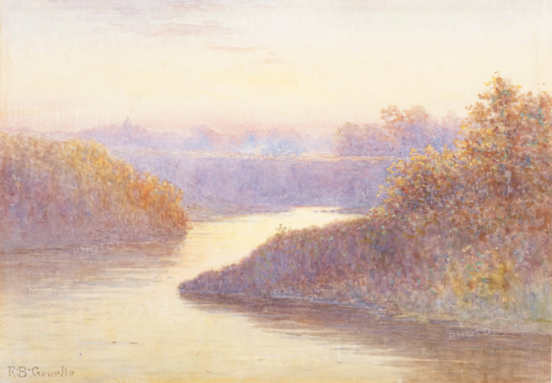 Sunset Stream, date unknown. Creator: Richard Gruelle.