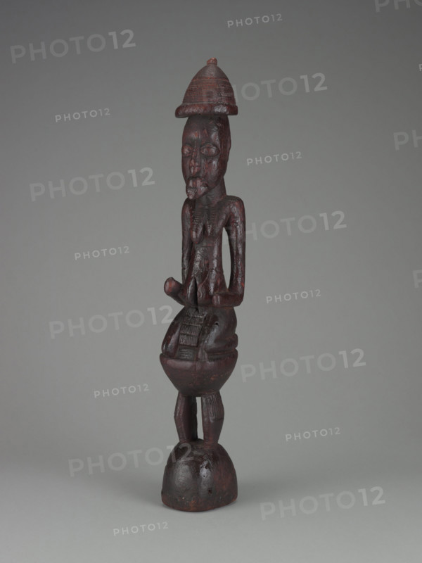 Kneeling female figure, 14th-16th centuries. Creator: Unknown.