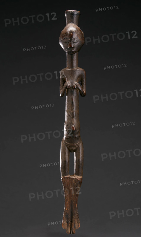 Female figure from staff, 1870-1900. Creator: Unknown.