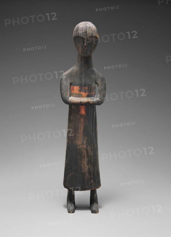Human figure from South China, about 300 BC. Creator: Unknown.