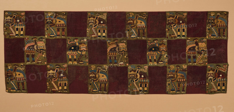 Burial Wrapper With Supernatural Beings, 400-200 B.C.E.. Creator: Unknown.