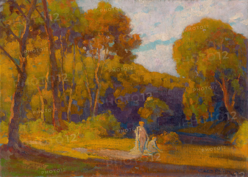 At Sunset, 1922. Creator: Ludovit Cordak.