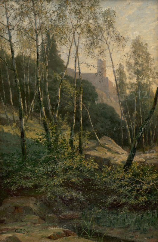 Slanec Castle, 1893. Creator: Ludovit Cordak.