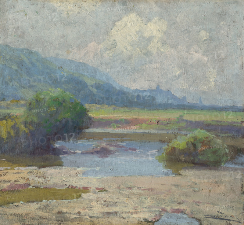 Summer Landscape from Kosice, after 1920. Creator: Ludovit Cordak.