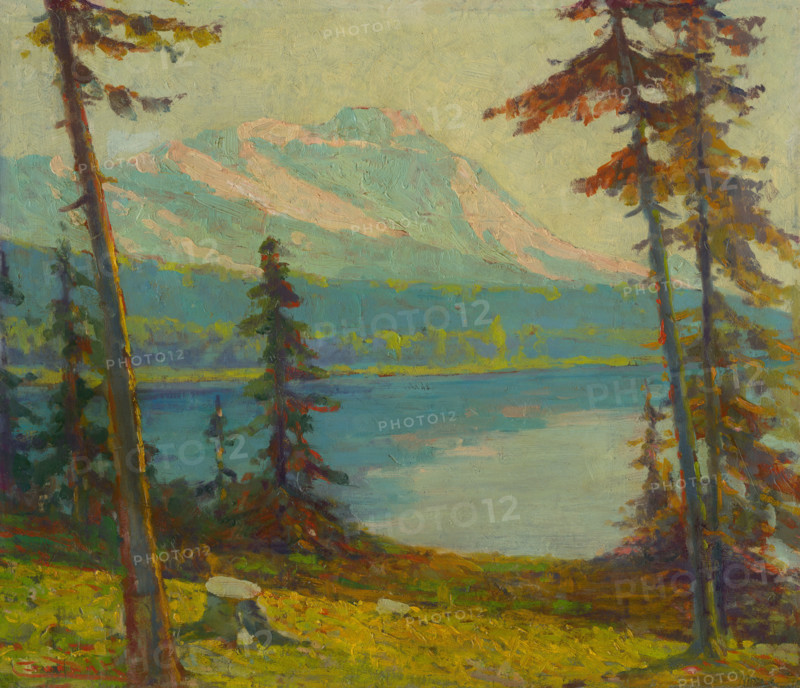 Tatra Mountain Lake, 1934-1937. Creator: Ludovit Cordak.
