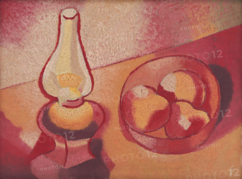 Still Life with a Lamp, 1929-1930. Creator: Mikulas Galanda.