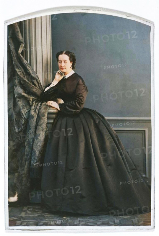 Empress Eugénie, 1860. Creator: Olympe Aguado.