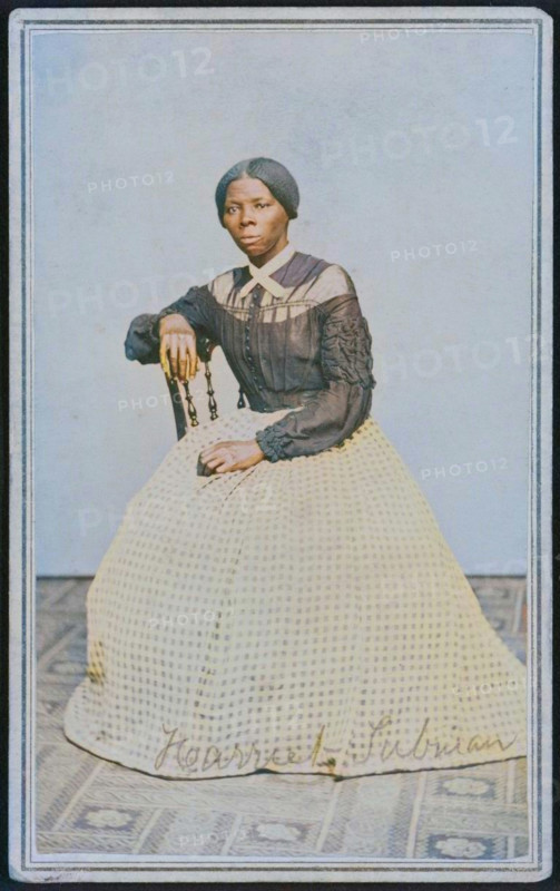 Carte-de-visite portrait of Harriet Tubman, 1868-1869. Creator: Benjamin F. Powelson.