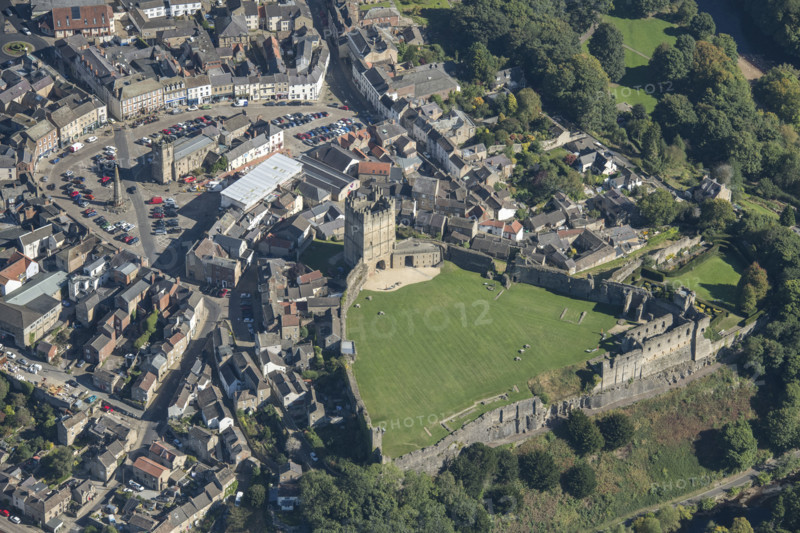 Richmond Castle, an eleventh to fourteenth century enclosure castle, North Yorkshire, 2024. Creator: Robyn Andrews.