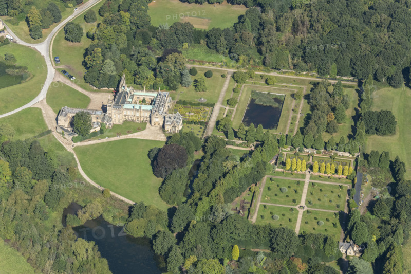 Newstead Abbey Augustinian Priory and formal gardens, Nottinghamshire, 2024. Creator: Robyn Andrews.