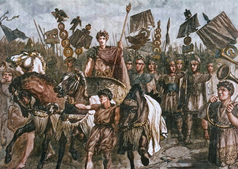 'A Roman Triumph', 1890.   Creator: Unknown.