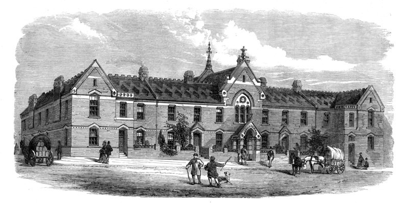 The Drovers Hall, Metropolitan Cattle Market, 1873. Creator: Unknown.