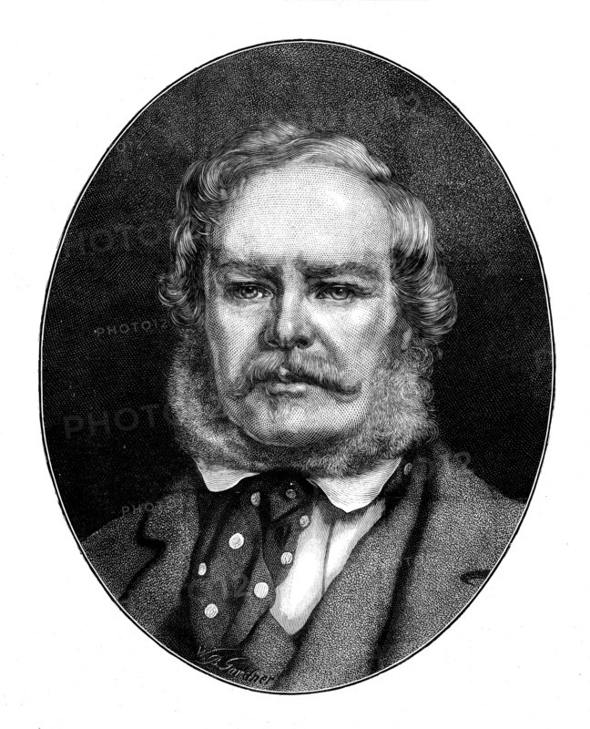 The late Sir Edwin Landseer, R.A., 1873. Creator: William Biscombe Gardner.