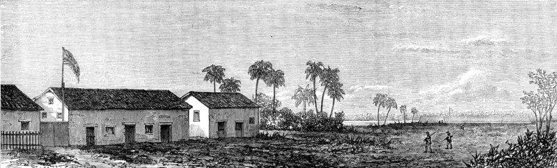 The British Consulate, Omoa, Honduras, 1873. Creator: Unknown.