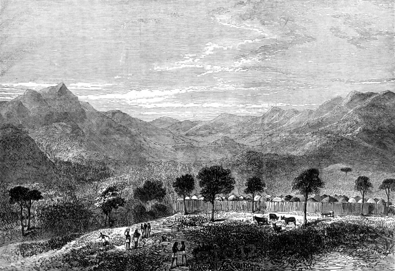 The Livingstone Aid Expedition: Myumi, Usagara, 1873. Creator: Unknown.