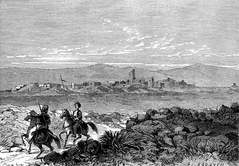 The Giant Cities of Bashan - El Karayeh, 1873.  Creator: Unknown.