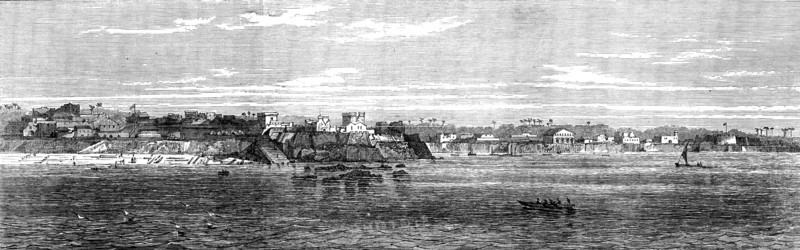 The Gold Coast and Ashantee War: Accra, 1873. Creator: Unknown.