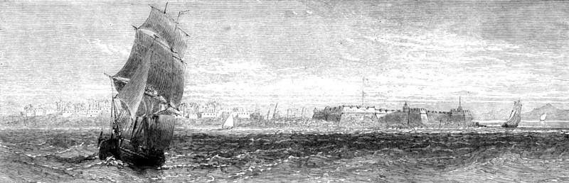 The East African Slave Trade: Mozambique, with Fort St. Sebastian, 1873. Creator: Unknown.