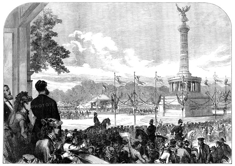 Unveiling the Sedan Column of Victory at Berlin, 1873. Creator: Unknown.