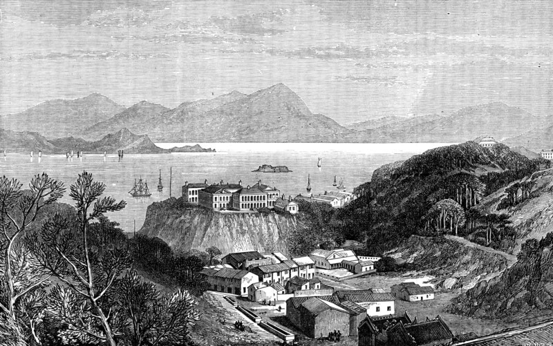 New Royal Naval Hospital, Hong-Kong, 1873. Creator: H. Crane.