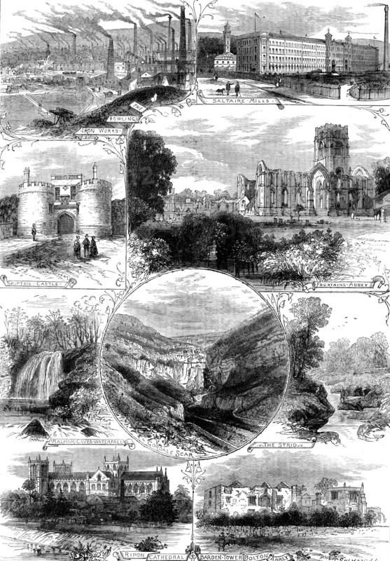 Places near Bradford visited by the British Association, 1873. Creator: Unknown.
