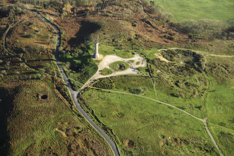 The Hardy Monument, commemorating Vice-Admiral Sir Thomas Hardy, commander of HMS 'Victory' at the Battle of Trafalgar, Black Down, Dorset, 2025.