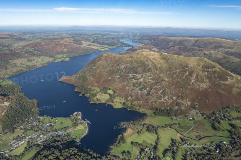 Birk Fell and Ullswater looking north east, Glenridding, Cumbria, 2024.