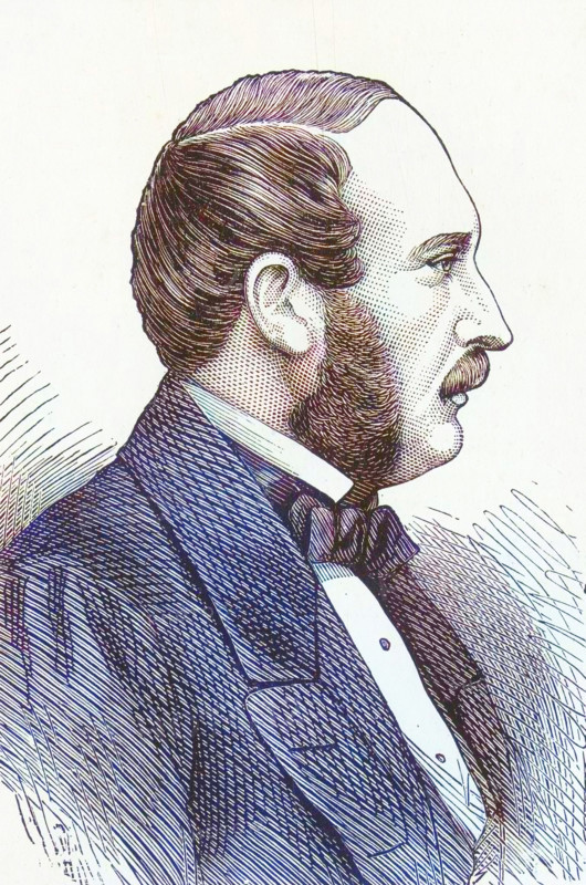 Albert The Good', c1850s, (c1897). Prince Albert, husband of Queen Victoria, engraving after a photograph. From "The Queen's Resolve and Her Doubly Royal Reign of Sixty Years", by Charles Bullock, B.D. ["Home Words" Publishing Office, London]. (Colorised black and white print).