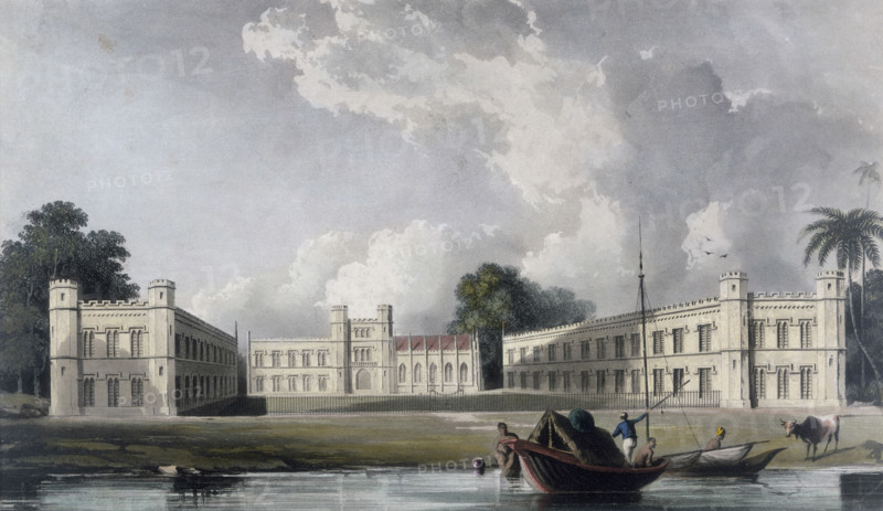 Bishop's College, Calcutta, India, early 19th century. Anglican educational establishment founded at Sibpur, Howrah, in 1820 by Thomas Fanshawe Middleton, the first bishop of the Anglican diocese of Calcutta.