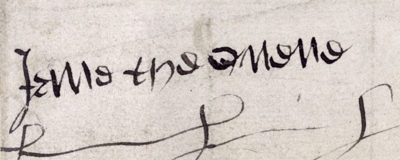 Jane Seymour's signature; 'Jane the Quene', c1536. Jane Seymour, the third wife of King Henry VIII, was queen for less than two years. She died of puerperal fever, twelve days after giving birth to Henry's longed-for son, who later became Edward VI. He died as a teenager, the last in the male line of the House of Tudor.