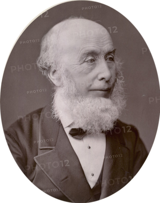 Richard Redgrave, landscape painter, 1878. Redgrave's early years as an artist were difficult ones, until in 1837 he exhibited 'Gulliver on the Farmer's Table', which brought him to the attention of a wide audience. Among his best-known works are, 'Ophelia wearing her Garlands', 'The Thames from Millbank', 'Cinderella', 'The Poor Teacher' and 'The Poet's Study'. In 1858 Queen Victoria appointed him Surveyor of Crown Pictures.