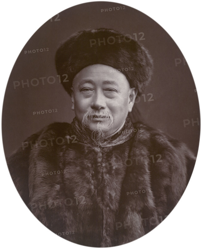 Kuo Sung-Tao, first Chinese envoy to Great Britain, 1880. In 1875 he was commissioned by the Chinese Government to be the first diplomat that China had sent to a foreign country, and established himself at the Court of St James's, London.