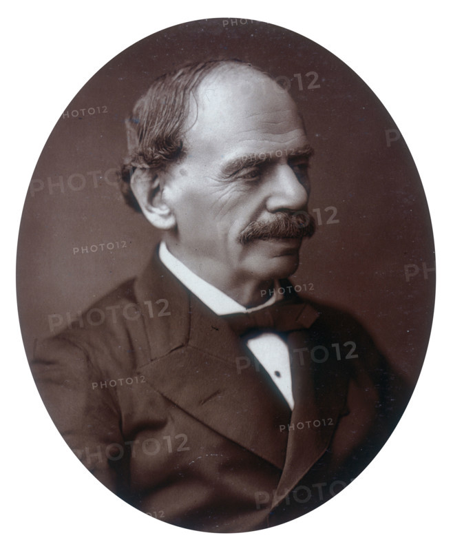 Sir Julius Benedict, musical composer and conductor, 1881. Born in Stuttgart, Benedict (1804-1885) came to London in 1835. He was conductor at several London opera houses, and of the Liverpool Philharmonic Society between 1876 and 1880. In 1850 he travelled to America as the accompanist for the singer Jenny Lind. Benedict composed symphonies and operas, the best known of which was 'The Lily of Killarney', which was first performed at Covent Garden in 1862.