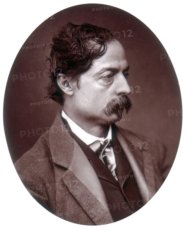 William Quiller Orchardson, artist and Royal Academician, 1882. Born in Scotland, Orchardson (1832-1910) was a subject and portrait painter who moved to London in 1862. He is best known for his depictions of upper-class society in the 18th century and Regency periods. He became a Royal Academician in 1877.