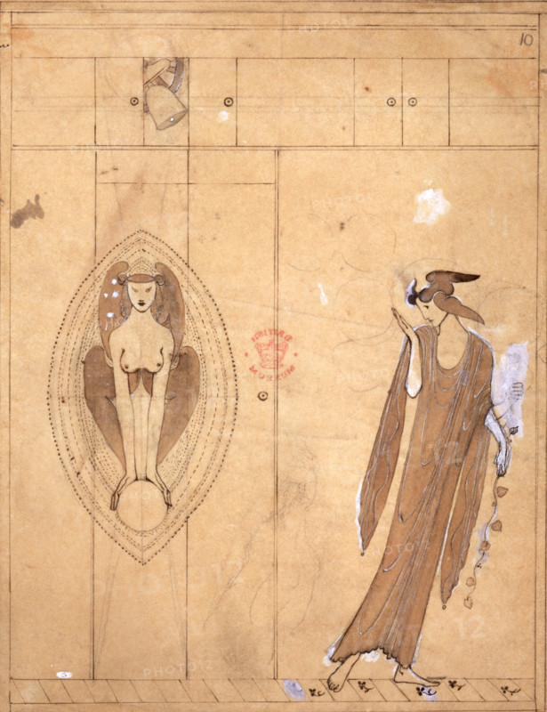 The Sphinx - a  poem, and four plays by Oscar Wilde, 1894. Illustrations by Charles Ricketts.