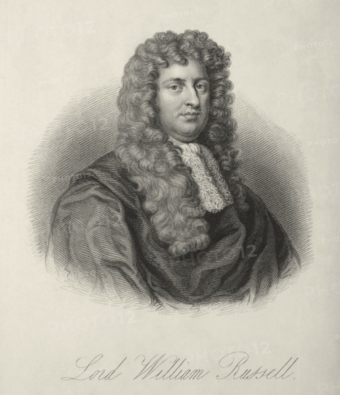 Lord William Russell, c1670-c1680, (1834-1837). English Whig politician executed for allegedly plotting to murder King Charles II and his Roman Catholic brother James, Duke of York. Plate 2 from "Lives of Eminent and Illustrious Englishmen, from Alfred the Great to the Latest Times", Vol 3. [Glasgow & Edinburgh, 1834-37]