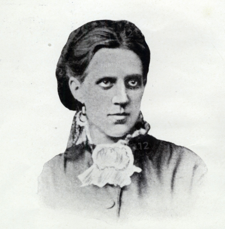 Anna Dostoyevskaya, c1866. Portrait of the Russian writer, philatelist, memoirist, stenographer, and assistant (1846-1918) and wife of Fyodor Mikhaylovich Dostoyevsky. She was also one of the first female philatelists in Russia. From "Dostoevsky Portrayed by his Wife" by Mme Dostoevsky. Translated from the Russian and edited by S.S. Koteliansky. [London, 1926].