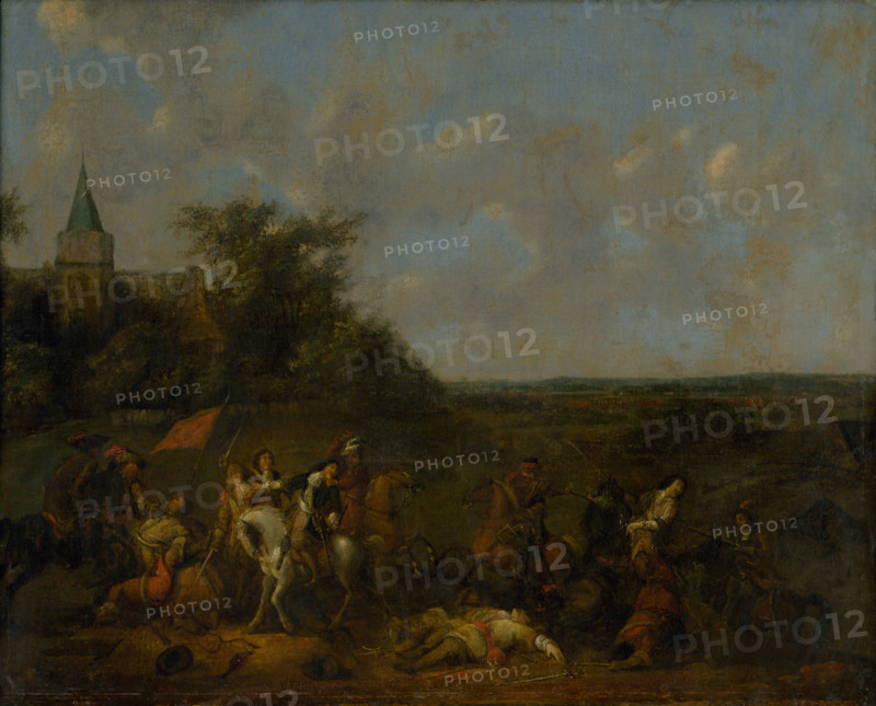 Cavalry battle, 1650-1700.